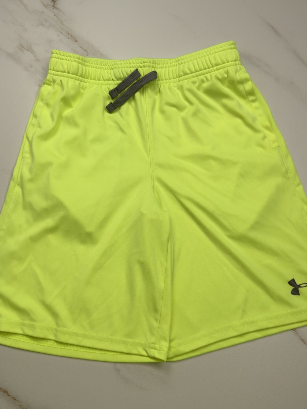 Under Armour Athletic Shorts Yellow Color - Boys Medium